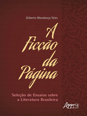 cover image of A Ficção da Página